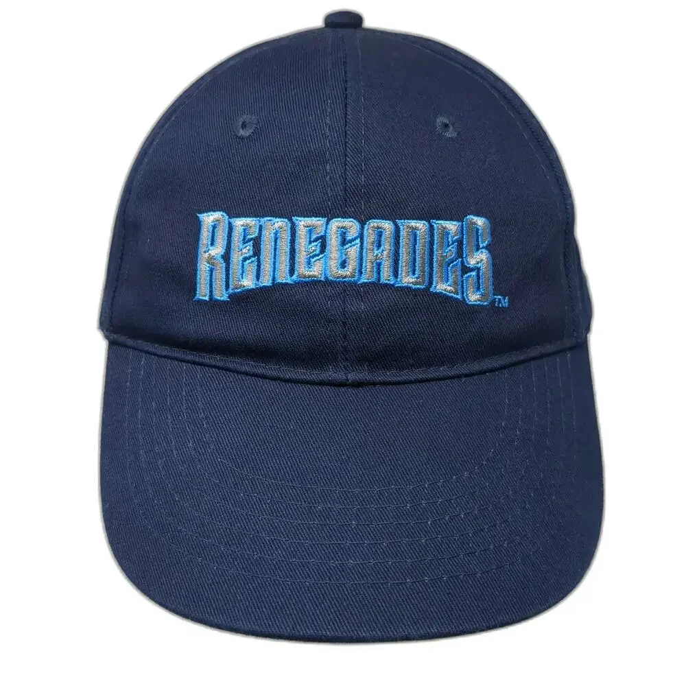 bwm Global Baseball Cap Blue One Size Strapback Renegades Logo Embroidery Hat